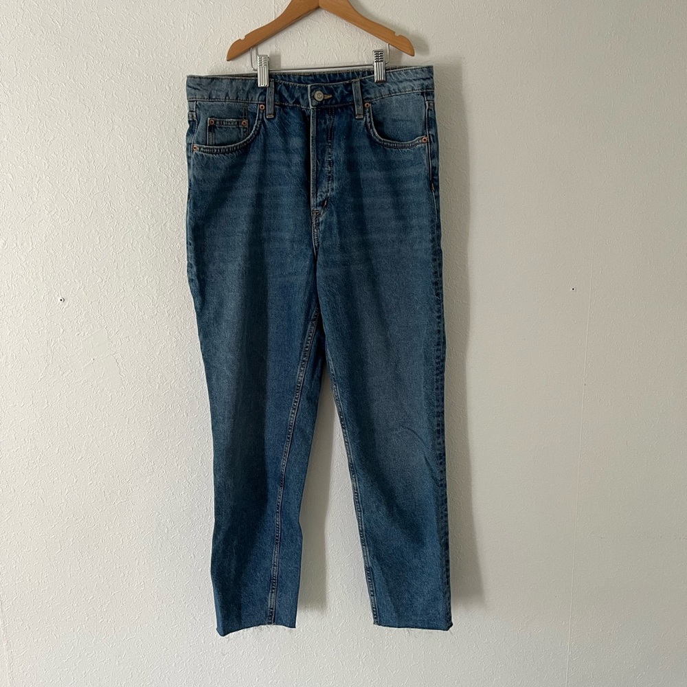 H&M High Rise Straight Leg